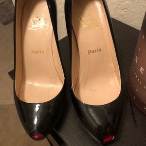 Peep toe Louboutin Heels
